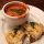 Creamy Tomato Soup and Grilled Goat Cheese & Chicken Panini